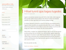Tablet Screenshot of evaliisa.tahvel.info